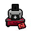 Red coin printer