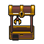 Crane game locked chest