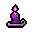Purple candle
